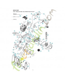 Pignon 8 dents 519653057 husqvarna