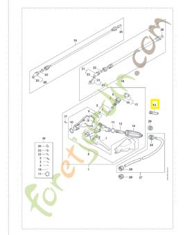 Filtre 4255-502-0701. Pièce détachée Stihl / Vicking