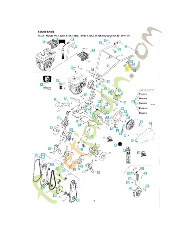 Cable de gaz 577525001. Pièce de rechange Husqvarna