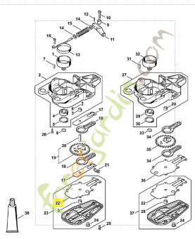 Joint couv. reducteur référence 4226-649-0302
