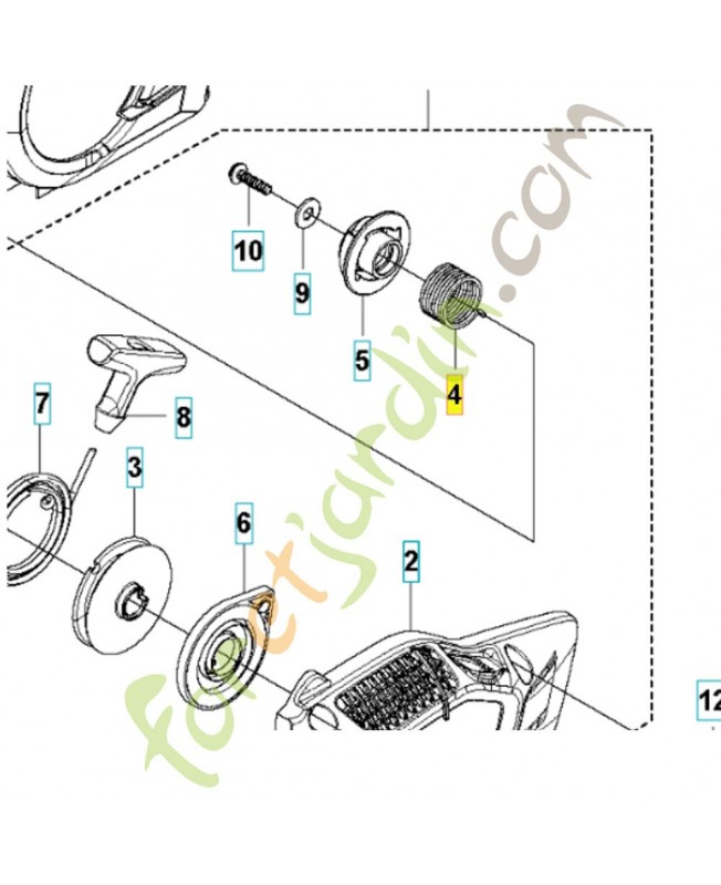 Ressort Husqvarna ref. 587875901