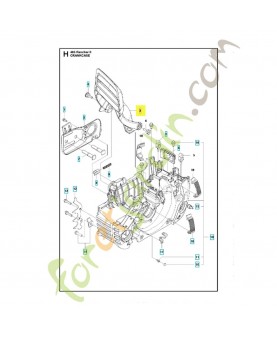 Protège main 574602301. Pièce de rechange Husqvarna