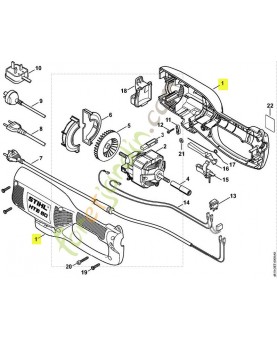 Carter moteur 4810-790-1400. Pièce de rechange Sithl