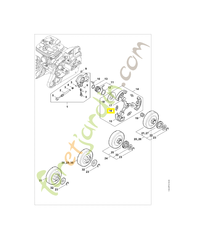 Ressort de traction 0000-997-5520. Pièce détachée Stihl / Vicking Ressort de traction 0000-997-5520. Pièce détachée Stihl / Vicking