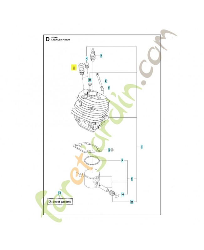 Soupape de décompression 575276901. Pièce de rechange Husqvarna Soupape de décompression 575276901. Pièce de rechange Husqvarna