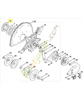 Bride 4205-706-2903. Pièce de rechange Sithl / Vicking
