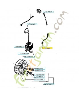 Cable 503512801. Pièce de rechange Husqvarna
