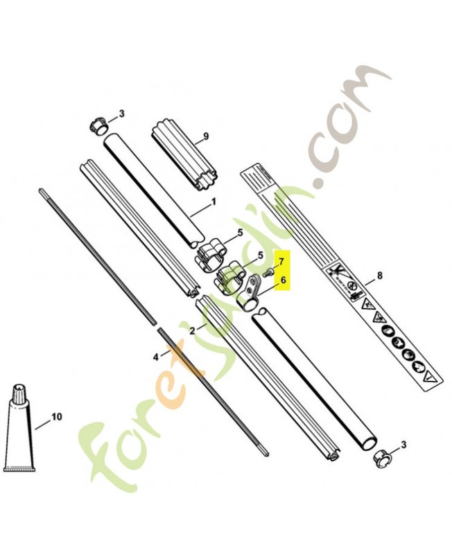 Jeu de collier de serrage