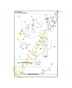 Interrupteur 537419001. Pièce de rechange Husqvarna
