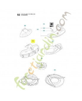 carter 544464401 et 544464301. Pièce de rechange Husqvarna 