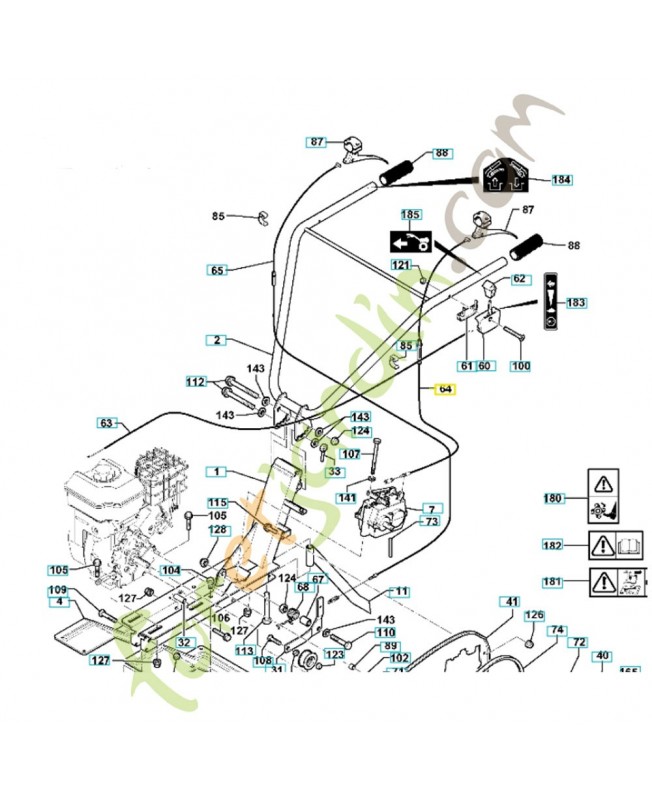 Câble 531008209. Pièce de rechange Husqvarna