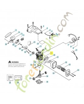 Cylindre 530012550. Pièce de rechange Husqvarna