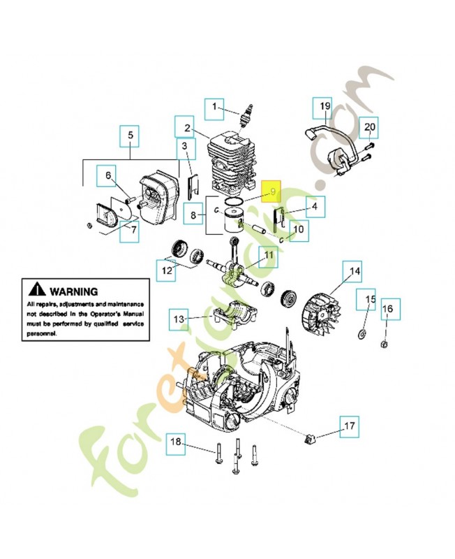 Segment référence 545160401 husqvarna Segment référence 545160401 husqvarna