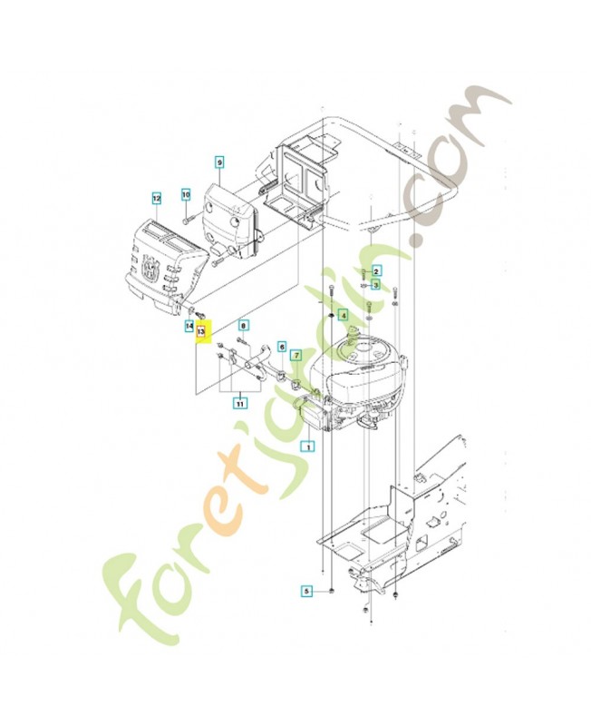 Vis 506597401. Pièce de rechange Husqvarna