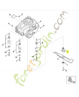 Support de lame 0000-702-5005 stihl. Pièce détachée Stihl / Vicking