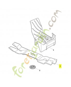 Lame pr kit mulching 443 6336-760-9900. Pièce de rechange Sithl / Vicking