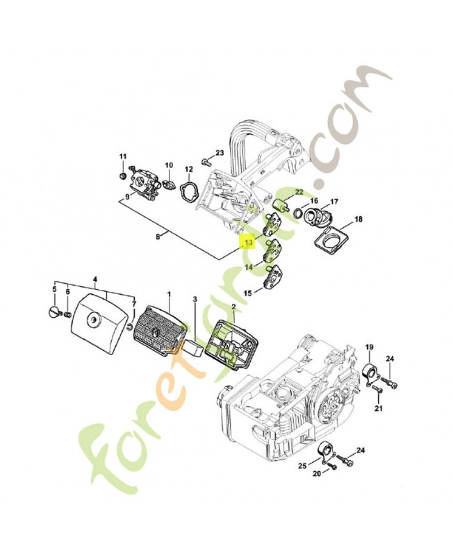 Douille 1129-123-7508. Pièce de rechange Sithl / Vic