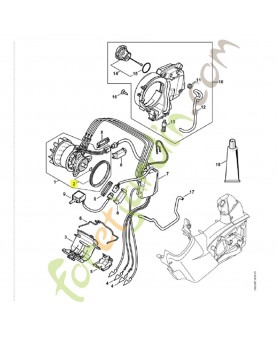 Vis sans fin 1252-640-7100. Pièce détachée Stihl / Vicking