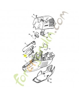 Ressort coudé 4851-435-2100. Pièce de rechange Sithl / Vicking