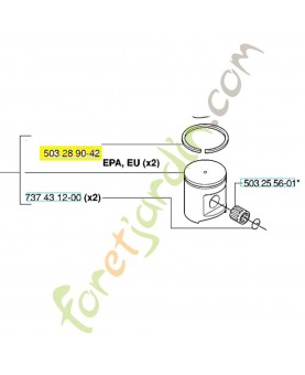 Segment husqvarna ref. 503289042