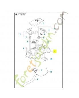 Châssis 596529401. Pièce détachée Husqvarna