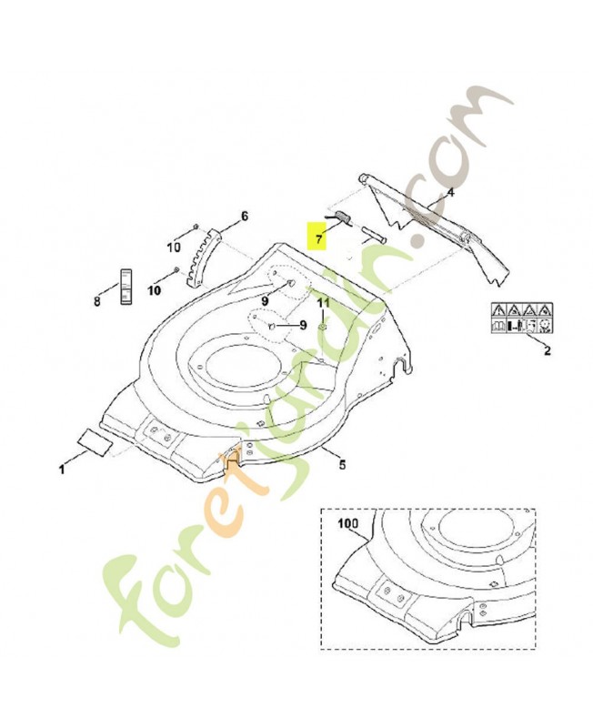 Ressort coude 6350-708-4500. Pièce de rechange Sithl / Vicking Ressort coude 6350-708-4500. Pièce de rechange Sithl / Vicking