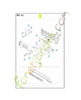Levier 506687001. Pièce détachée Husqvarna