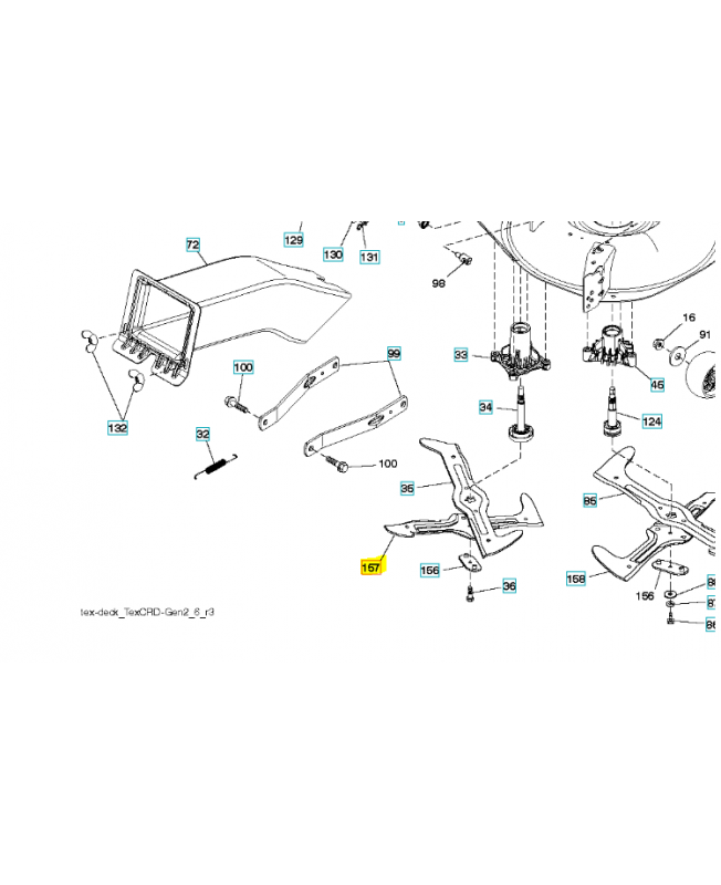 Lame droite inferieure