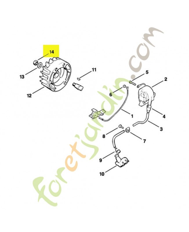 Écrou six pans m 8x1 9210-261-1140. Pièce détachée Stihl / Vicking Écrou six pans m 8x1 9210-261-1140. Pièce détachée Stihl / Vicking