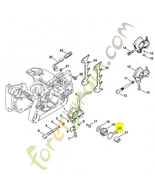 Ressort 1125-647-2400. Pièce de rechange Sithl / Vicking Ressort 1125-647-2400. Pièce de rechange Sithl / Vicking