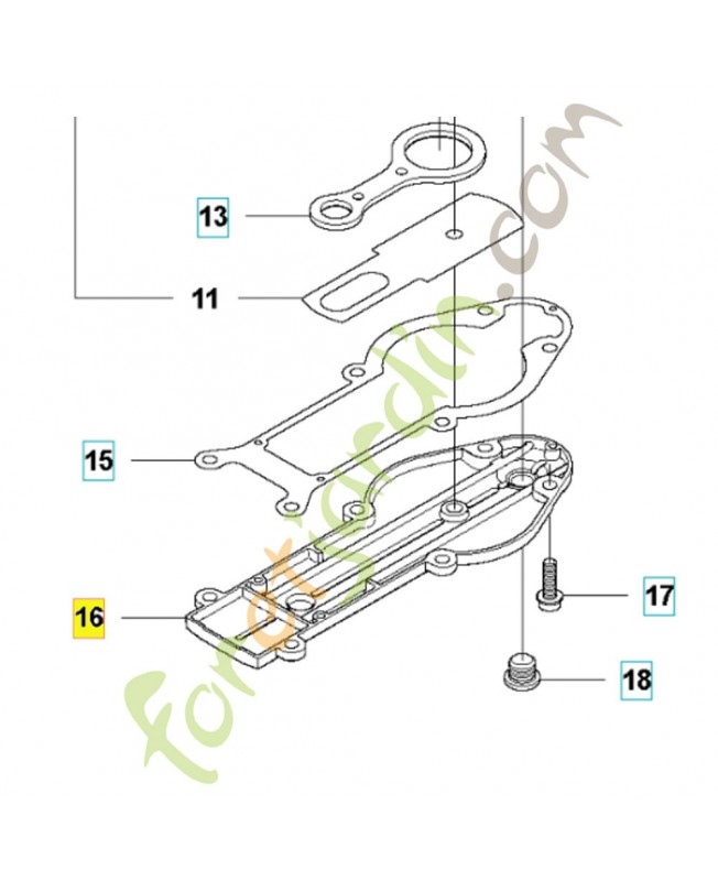 COUVERCLE DE RÉDUCTEUR 525528301- Pièce de détachée Husqvarna