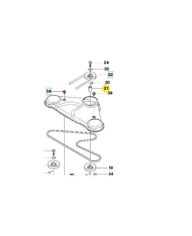 Douille d'espacement