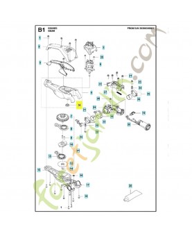 Roulement à billes 592994601. Pièce détachée Husqvarna