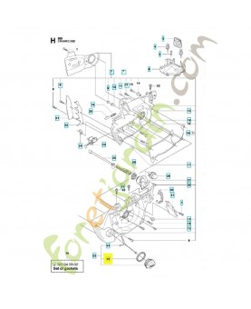 Joint 501626801. Pièce de rechange Husqvarna