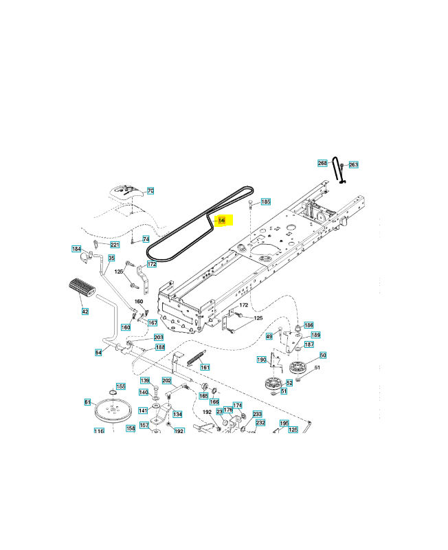 Courroie de traction
