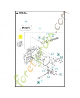 Molette de serrage 579070601. Pièce de rechange Husqvarna