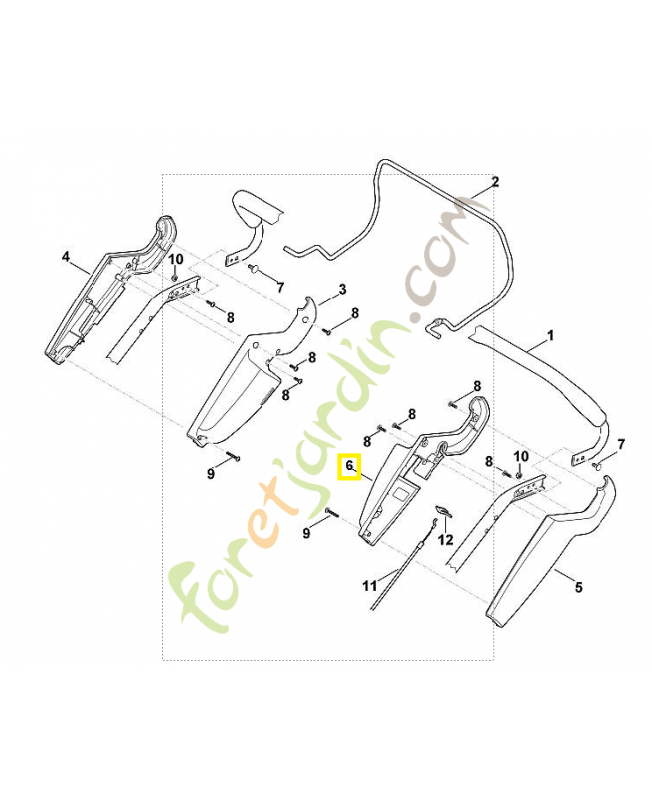 Demi carter 6375-764-0615. Pièce de rechange Sithl / Vicking