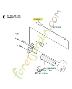 Clips 537295601 husqvarna
