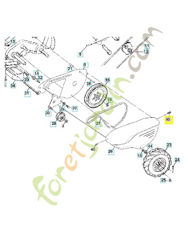 Vis 532170488 husqvarna 170488. Pièce de rechange Husqvarna