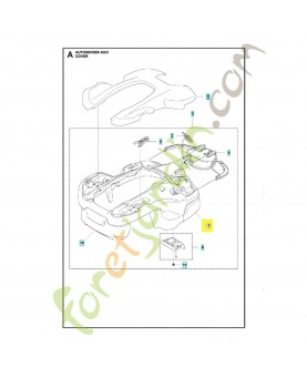 capot de protection 599296201- Pièce détachée Husqvarna