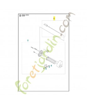 Arbre 597028101 et 522848902 husqvarna