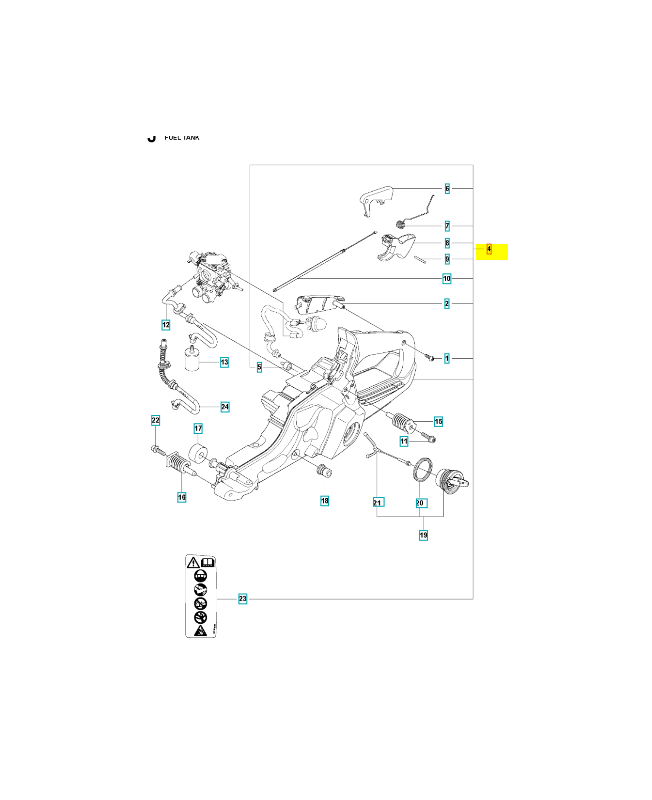 RÉSERVOIR DE CARBURANT COMPLET