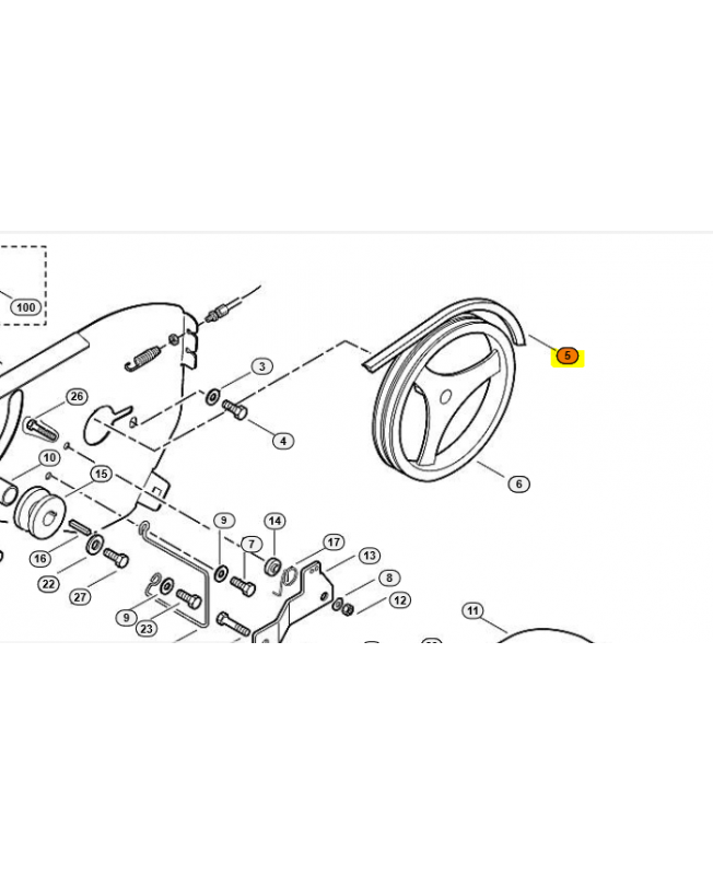 Courroie vh 400 av/440 ar