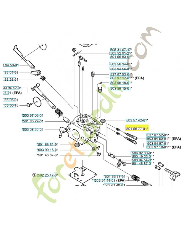 Ressort 501667701. Pièce de rechange Husqvarna