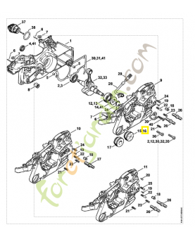 Butoir d’arrêt 1140-791-5901. Pièce de rechange Sithl / Vicking