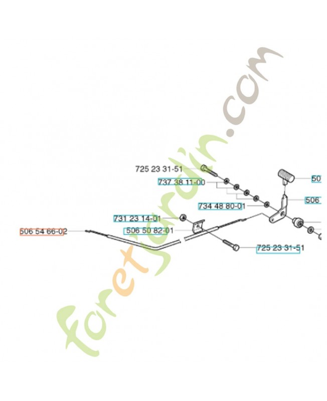 Cable d'acceleration