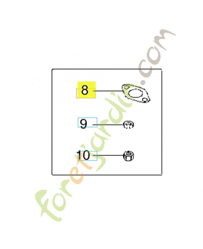 Joint 535414236. Pièce de rechange Husqvarna Joint 535414236. Pièce de rechange Husqvarna