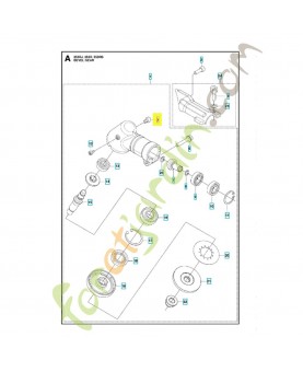 Boulon 521862001. Pièce de rechange Husqvarna