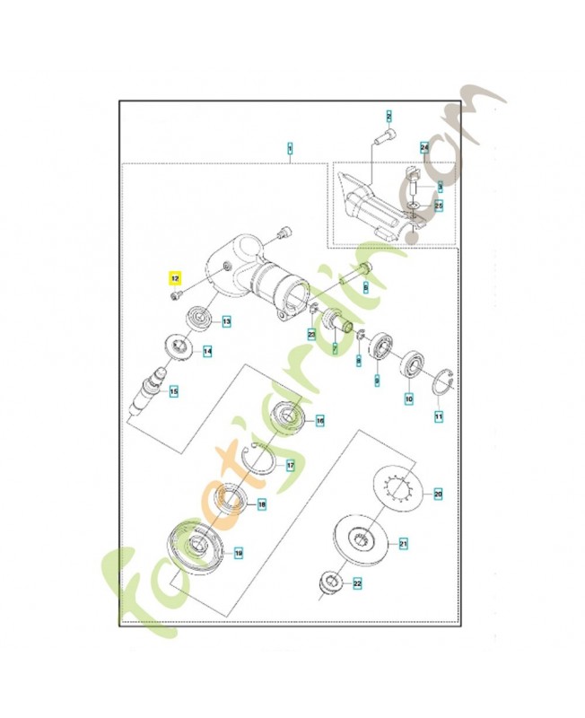 Vis 544362701. Pièce de rechange Husqvarn Vis 544362701. Pièce de rechange Husqvarn