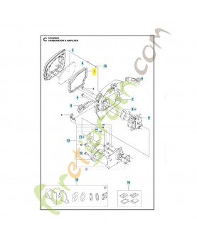Filtre 590040501. Pièce détachée Husqvarna